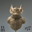 Vampire Bat creature bust, miniature 1/10 scale monster painting hobby