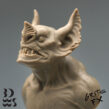 Vampire Bat creature bust, miniature 1/10 scale monster painting hobby